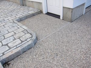 Elegant gray curbing