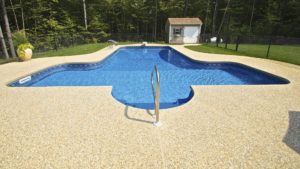 Exposed Aggregate Pool Deck