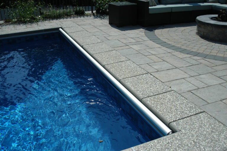 under coping automatic pool cover