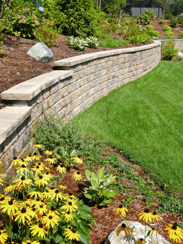 Techo Bloc Retaining Wall